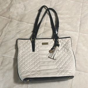 White Leather Brahmin Bag